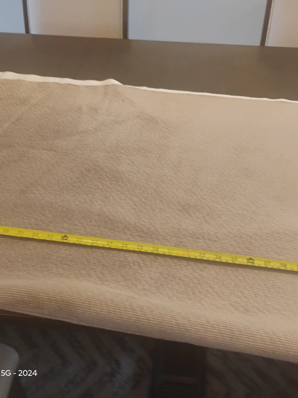 Neutral Beige Home Accent Fabric Panel 3 Yards